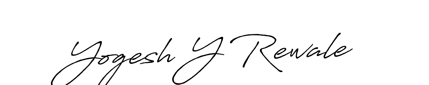 if you are searching for the best signature style for your name Yogesh Y Rewale. so please give up your signature search. here we have designed multiple signature styles  using Antro_Vectra_Bolder. Yogesh Y Rewale signature style 7 images and pictures png