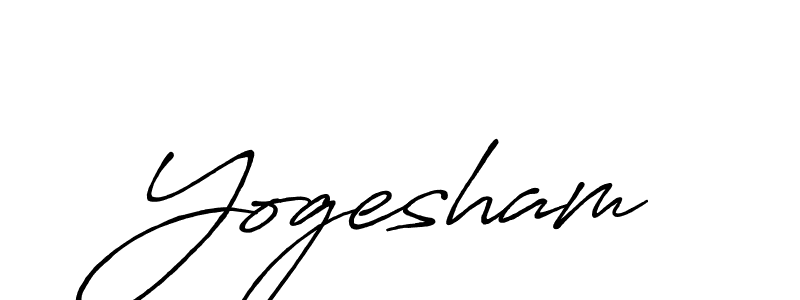 Create a beautiful signature design for name Yogesham. With this signature (Antro_Vectra_Bolder) fonts, you can make a handwritten signature for free. Yogesham signature style 7 images and pictures png