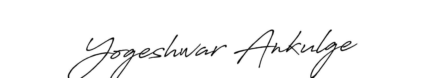 Make a short Yogeshwar Ankulge signature style. Manage your documents anywhere anytime using Antro_Vectra_Bolder. Create and add eSignatures, submit forms, share and send files easily. Yogeshwar Ankulge signature style 7 images and pictures png