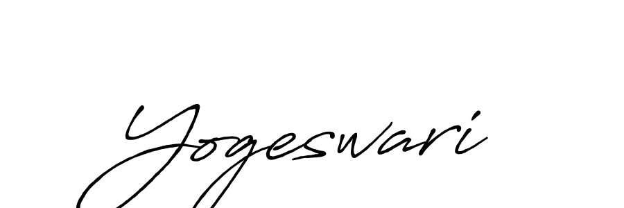 Yogeswari stylish signature style. Best Handwritten Sign (Antro_Vectra_Bolder) for my name. Handwritten Signature Collection Ideas for my name Yogeswari. Yogeswari signature style 7 images and pictures png