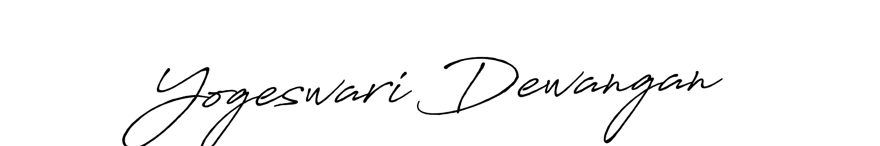 Similarly Antro_Vectra_Bolder is the best handwritten signature design. Signature creator online .You can use it as an online autograph creator for name Yogeswari Dewangan. Yogeswari Dewangan signature style 7 images and pictures png