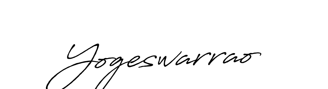 It looks lik you need a new signature style for name Yogeswarrao. Design unique handwritten (Antro_Vectra_Bolder) signature with our free signature maker in just a few clicks. Yogeswarrao signature style 7 images and pictures png