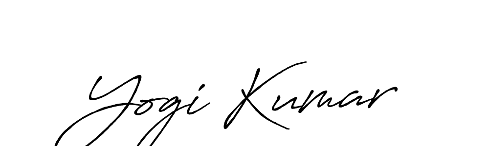 It looks lik you need a new signature style for name Yogi Kumar. Design unique handwritten (Antro_Vectra_Bolder) signature with our free signature maker in just a few clicks. Yogi Kumar signature style 7 images and pictures png