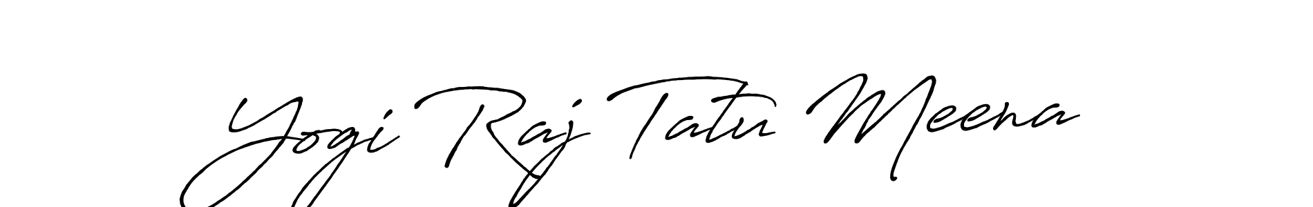 if you are searching for the best signature style for your name Yogi Raj Tatu Meena. so please give up your signature search. here we have designed multiple signature styles  using Antro_Vectra_Bolder. Yogi Raj Tatu Meena signature style 7 images and pictures png