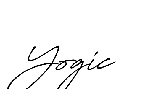 The best way (Antro_Vectra_Bolder) to make a short signature is to pick only two or three words in your name. The name Yogic include a total of six letters. For converting this name. Yogic signature style 7 images and pictures png