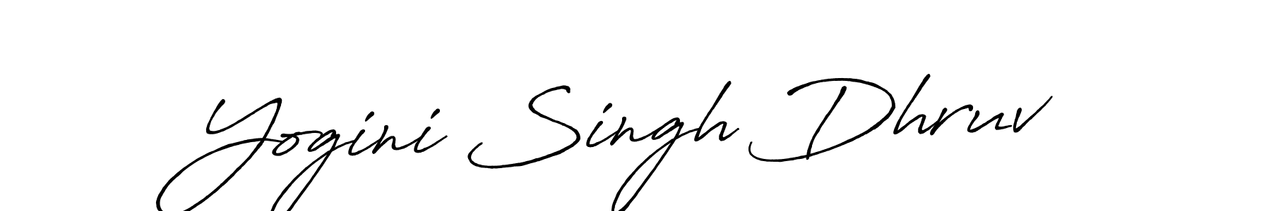 Design your own signature with our free online signature maker. With this signature software, you can create a handwritten (Antro_Vectra_Bolder) signature for name Yogini Singh Dhruv. Yogini Singh Dhruv signature style 7 images and pictures png