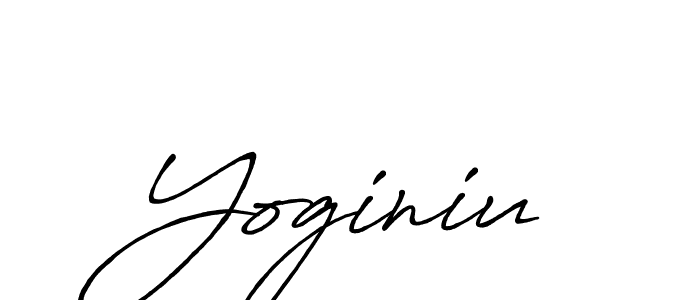 Antro_Vectra_Bolder is a professional signature style that is perfect for those who want to add a touch of class to their signature. It is also a great choice for those who want to make their signature more unique. Get Yoginiu name to fancy signature for free. Yoginiu signature style 7 images and pictures png