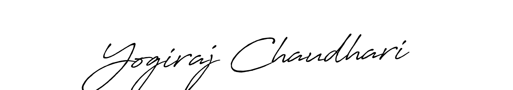 Yogiraj Chaudhari stylish signature style. Best Handwritten Sign (Antro_Vectra_Bolder) for my name. Handwritten Signature Collection Ideas for my name Yogiraj Chaudhari. Yogiraj Chaudhari signature style 7 images and pictures png