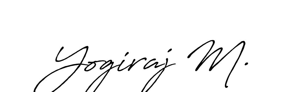 Make a beautiful signature design for name Yogiraj M.. Use this online signature maker to create a handwritten signature for free. Yogiraj M. signature style 7 images and pictures png