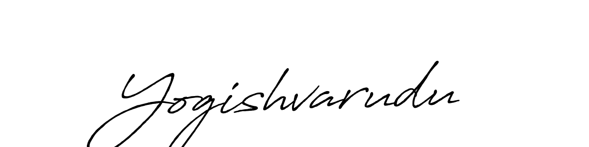 How to make Yogishvarudu name signature. Use Antro_Vectra_Bolder style for creating short signs online. This is the latest handwritten sign. Yogishvarudu signature style 7 images and pictures png