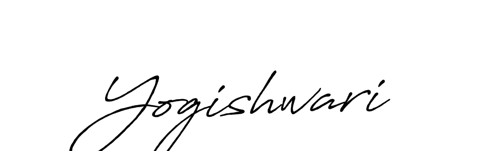 Create a beautiful signature design for name Yogishwari. With this signature (Antro_Vectra_Bolder) fonts, you can make a handwritten signature for free. Yogishwari signature style 7 images and pictures png