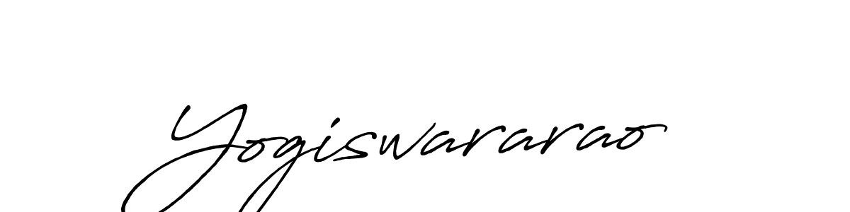 How to make Yogiswararao name signature. Use Antro_Vectra_Bolder style for creating short signs online. This is the latest handwritten sign. Yogiswararao signature style 7 images and pictures png