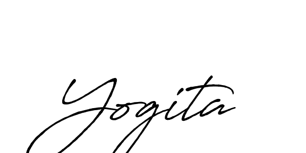 Also You can easily find your signature by using the search form. We will create Yogita name handwritten signature images for you free of cost using Antro_Vectra_Bolder sign style. Yogita signature style 7 images and pictures png