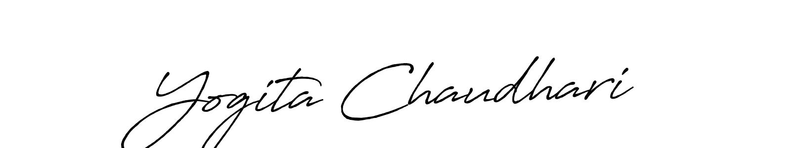 Make a short Yogita Chaudhari signature style. Manage your documents anywhere anytime using Antro_Vectra_Bolder. Create and add eSignatures, submit forms, share and send files easily. Yogita Chaudhari signature style 7 images and pictures png
