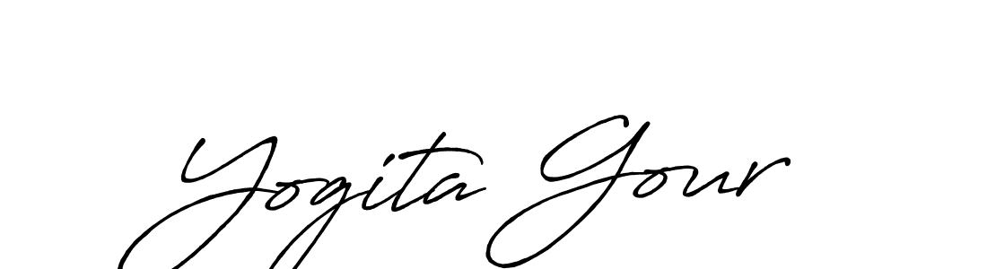 See photos of Yogita Gour official signature by Spectra . Check more albums & portfolios. Read reviews & check more about Antro_Vectra_Bolder font. Yogita Gour signature style 7 images and pictures png