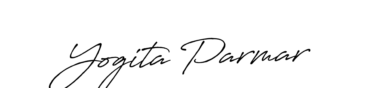 Make a beautiful signature design for name Yogita Parmar. Use this online signature maker to create a handwritten signature for free. Yogita Parmar signature style 7 images and pictures png