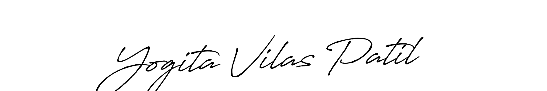 How to Draw Yogita Vilas Patil signature style? Antro_Vectra_Bolder is a latest design signature styles for name Yogita Vilas Patil. Yogita Vilas Patil signature style 7 images and pictures png