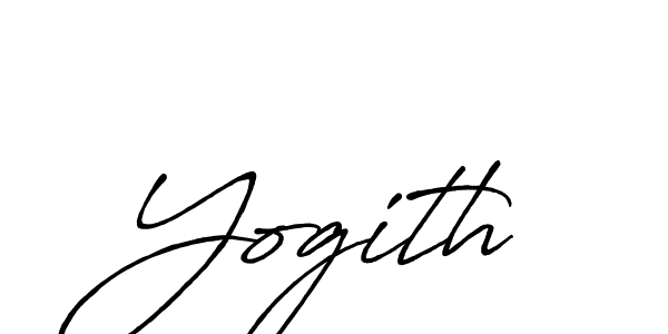 Make a beautiful signature design for name Yogith. Use this online signature maker to create a handwritten signature for free. Yogith signature style 7 images and pictures png