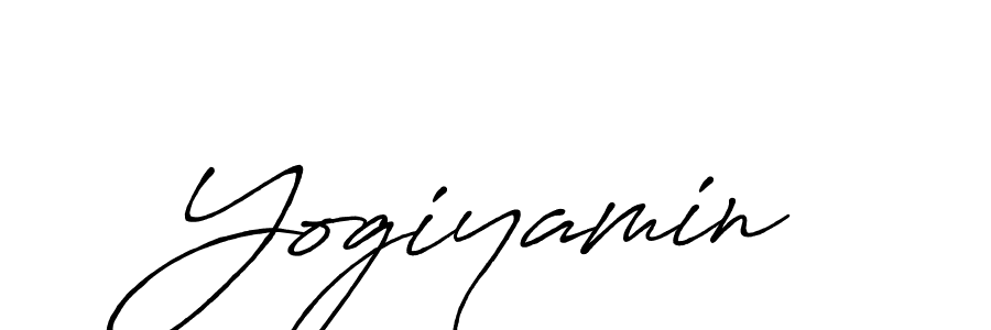 Once you've used our free online signature maker to create your best signature Antro_Vectra_Bolder style, it's time to enjoy all of the benefits that Yogiyamin name signing documents. Yogiyamin signature style 7 images and pictures png