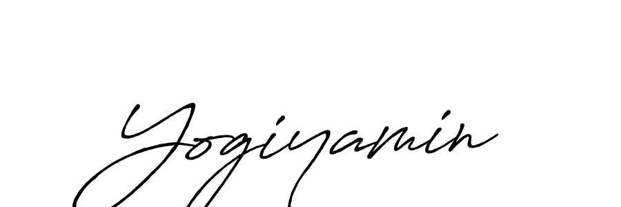 Use a signature maker to create a handwritten signature online. With this signature software, you can design (Antro_Vectra_Bolder) your own signature for name Yogiyamin. Yogiyamin signature style 7 images and pictures png