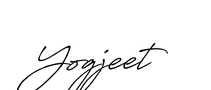 How to make Yogjeet signature? Antro_Vectra_Bolder is a professional autograph style. Create handwritten signature for Yogjeet name. Yogjeet signature style 7 images and pictures png