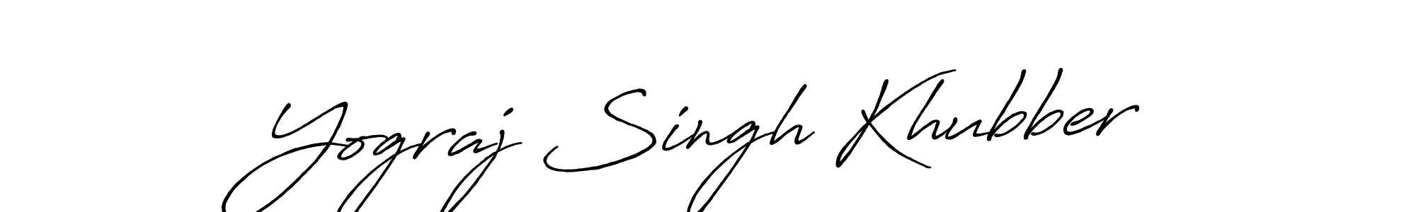 It looks lik you need a new signature style for name Yograj Singh Khubber. Design unique handwritten (Antro_Vectra_Bolder) signature with our free signature maker in just a few clicks. Yograj Singh Khubber signature style 7 images and pictures png