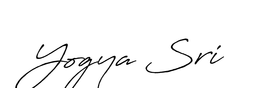 Design your own signature with our free online signature maker. With this signature software, you can create a handwritten (Antro_Vectra_Bolder) signature for name Yogya Sri. Yogya Sri signature style 7 images and pictures png