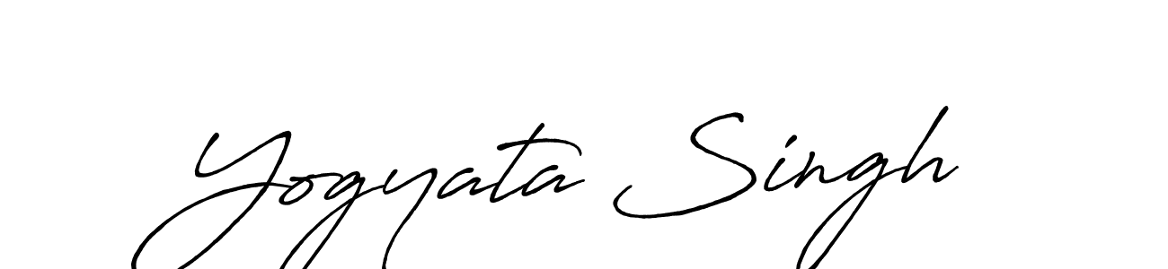 Use a signature maker to create a handwritten signature online. With this signature software, you can design (Antro_Vectra_Bolder) your own signature for name Yogyata Singh. Yogyata Singh signature style 7 images and pictures png