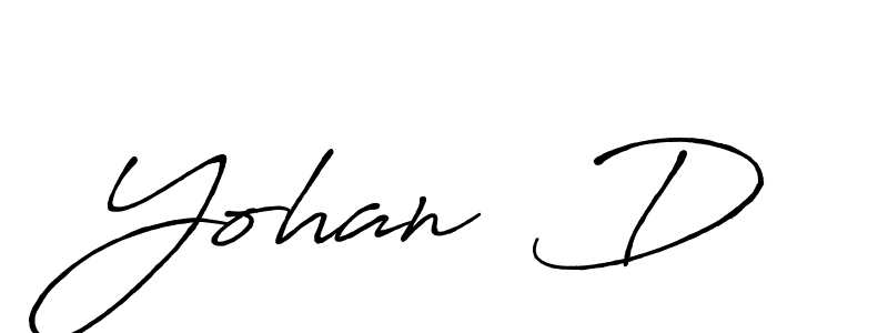 It looks lik you need a new signature style for name Yohan  D. Design unique handwritten (Antro_Vectra_Bolder) signature with our free signature maker in just a few clicks. Yohan  D signature style 7 images and pictures png