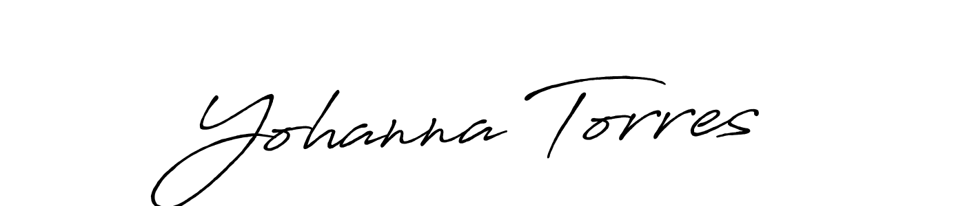 Similarly Antro_Vectra_Bolder is the best handwritten signature design. Signature creator online .You can use it as an online autograph creator for name Yohanna Torres. Yohanna Torres signature style 7 images and pictures png