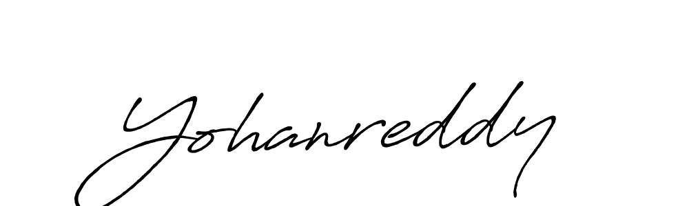 Use a signature maker to create a handwritten signature online. With this signature software, you can design (Antro_Vectra_Bolder) your own signature for name Yohanreddy. Yohanreddy signature style 7 images and pictures png
