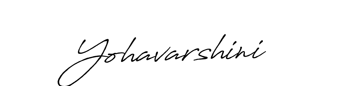Design your own signature with our free online signature maker. With this signature software, you can create a handwritten (Antro_Vectra_Bolder) signature for name Yohavarshini. Yohavarshini signature style 7 images and pictures png
