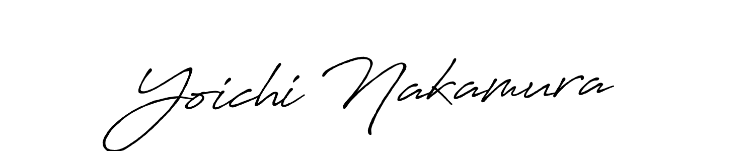 The best way (Antro_Vectra_Bolder) to make a short signature is to pick only two or three words in your name. The name Yoichi Nakamura include a total of six letters. For converting this name. Yoichi Nakamura signature style 7 images and pictures png