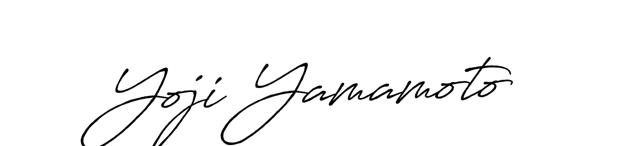 You should practise on your own different ways (Antro_Vectra_Bolder) to write your name (Yoji Yamamoto) in signature. don't let someone else do it for you. Yoji Yamamoto signature style 7 images and pictures png