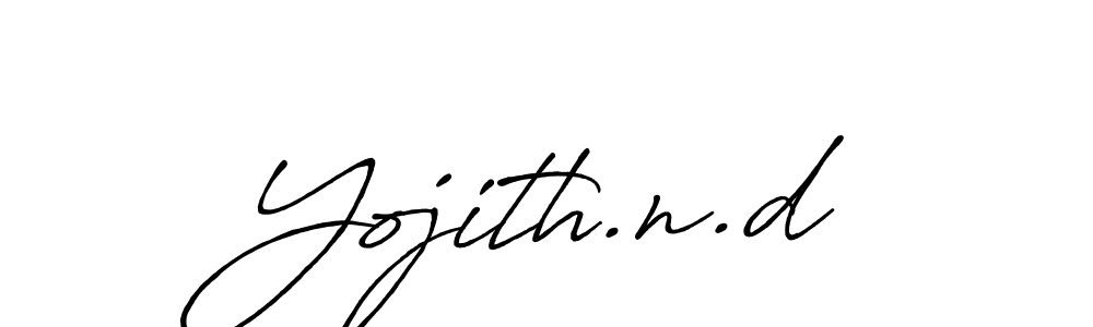 It looks lik you need a new signature style for name Yojith.n.d. Design unique handwritten (Antro_Vectra_Bolder) signature with our free signature maker in just a few clicks. Yojith.n.d signature style 7 images and pictures png
