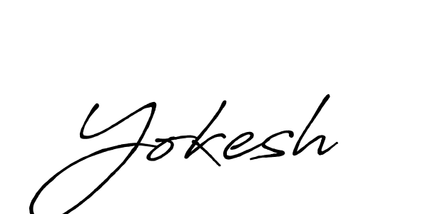 How to Draw Yokesh signature style? Antro_Vectra_Bolder is a latest design signature styles for name Yokesh. Yokesh signature style 7 images and pictures png