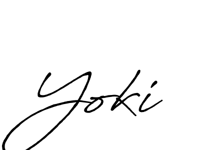 Once you've used our free online signature maker to create your best signature Antro_Vectra_Bolder style, it's time to enjoy all of the benefits that Yoki name signing documents. Yoki signature style 7 images and pictures png