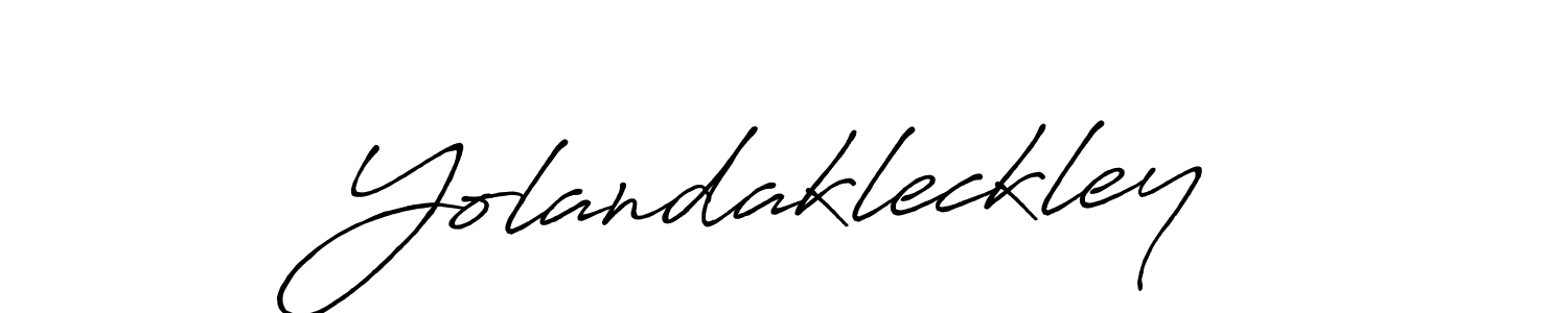 Design your own signature with our free online signature maker. With this signature software, you can create a handwritten (Antro_Vectra_Bolder) signature for name Yolandakleckley. Yolandakleckley signature style 7 images and pictures png