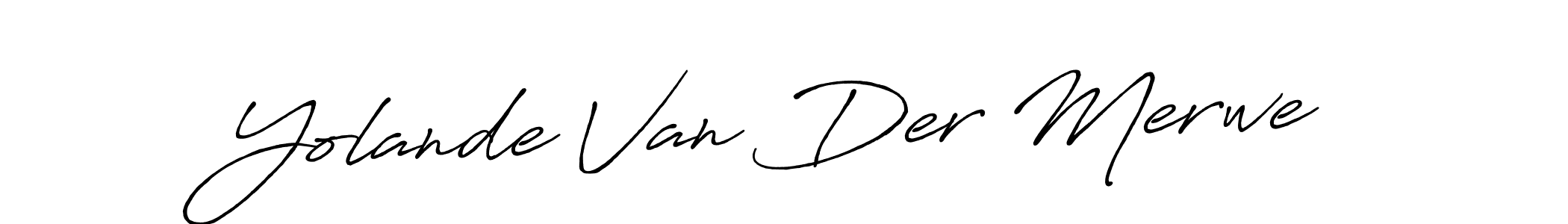 Yolande Van Der Merwe stylish signature style. Best Handwritten Sign (Antro_Vectra_Bolder) for my name. Handwritten Signature Collection Ideas for my name Yolande Van Der Merwe. Yolande Van Der Merwe signature style 7 images and pictures png