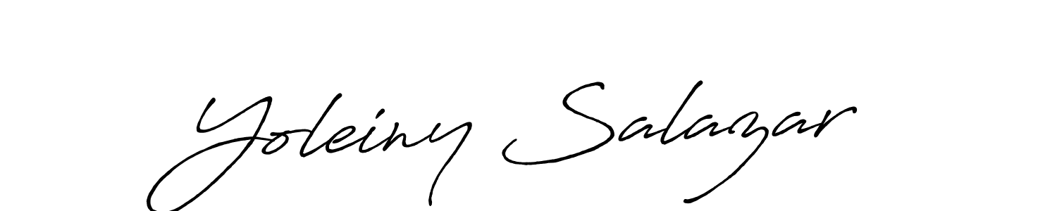 Make a beautiful signature design for name Yoleiny Salazar. Use this online signature maker to create a handwritten signature for free. Yoleiny Salazar signature style 7 images and pictures png