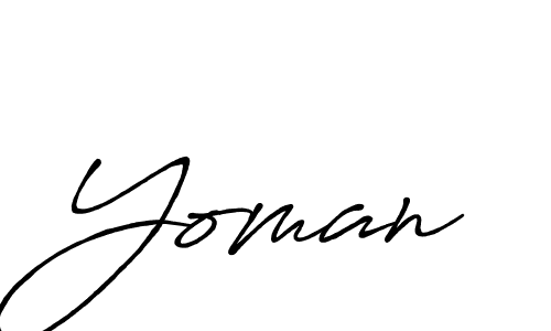 You should practise on your own different ways (Antro_Vectra_Bolder) to write your name (Yoman) in signature. don't let someone else do it for you. Yoman signature style 7 images and pictures png