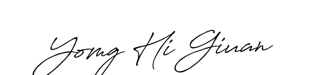 Also You can easily find your signature by using the search form. We will create Yomg Hi Giuan name handwritten signature images for you free of cost using Antro_Vectra_Bolder sign style. Yomg Hi Giuan signature style 7 images and pictures png