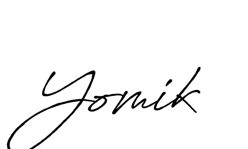 Once you've used our free online signature maker to create your best signature Antro_Vectra_Bolder style, it's time to enjoy all of the benefits that Yomik name signing documents. Yomik signature style 7 images and pictures png