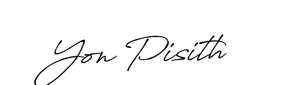 How to make Yon Pisith signature? Antro_Vectra_Bolder is a professional autograph style. Create handwritten signature for Yon Pisith name. Yon Pisith signature style 7 images and pictures png