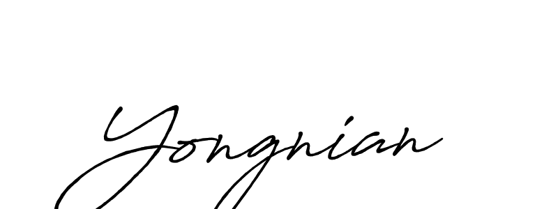 How to make Yongnian name signature. Use Antro_Vectra_Bolder style for creating short signs online. This is the latest handwritten sign. Yongnian signature style 7 images and pictures png