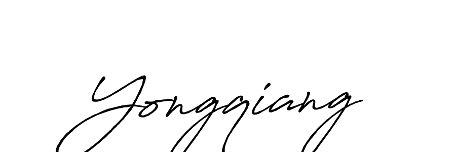 Once you've used our free online signature maker to create your best signature Antro_Vectra_Bolder style, it's time to enjoy all of the benefits that Yongqiang name signing documents. Yongqiang signature style 7 images and pictures png