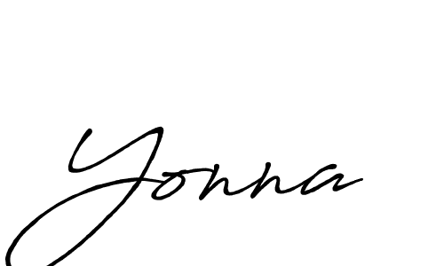 You should practise on your own different ways (Antro_Vectra_Bolder) to write your name (Yonna) in signature. don't let someone else do it for you. Yonna signature style 7 images and pictures png