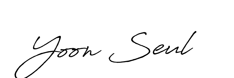 How to Draw Yoon Seul signature style? Antro_Vectra_Bolder is a latest design signature styles for name Yoon Seul. Yoon Seul signature style 7 images and pictures png