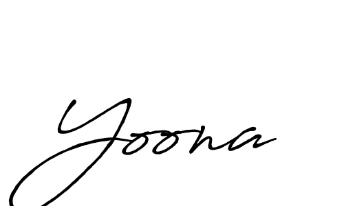 You should practise on your own different ways (Antro_Vectra_Bolder) to write your name (Yoona) in signature. don't let someone else do it for you. Yoona signature style 7 images and pictures png