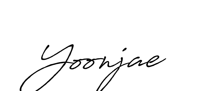 Also You can easily find your signature by using the search form. We will create Yoonjae name handwritten signature images for you free of cost using Antro_Vectra_Bolder sign style. Yoonjae signature style 7 images and pictures png